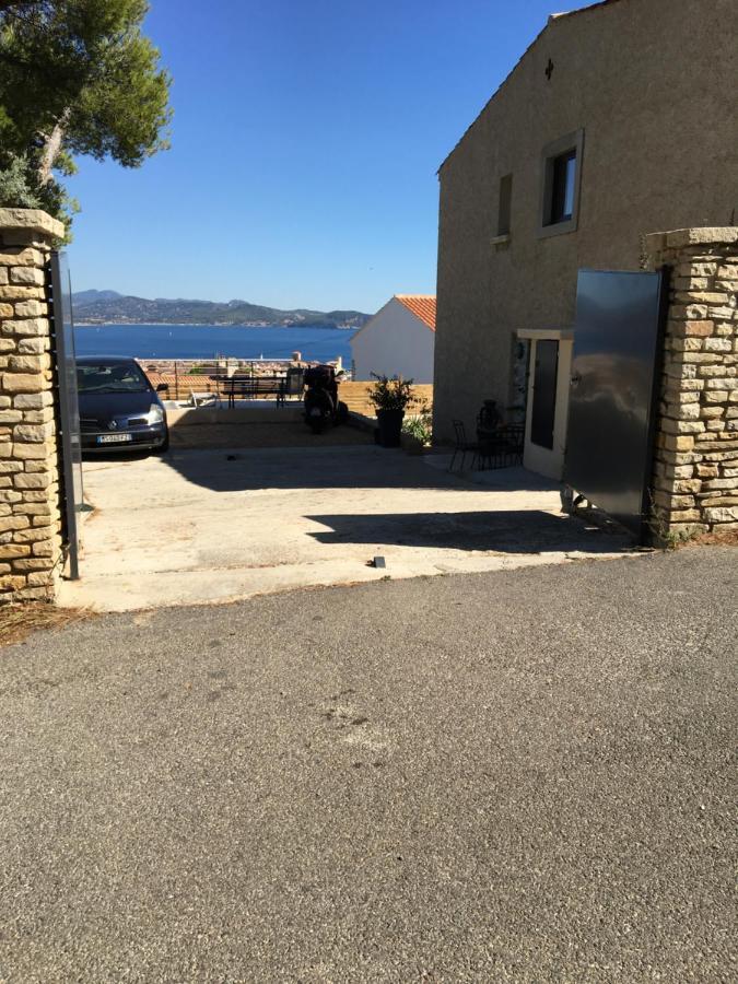 Rez-De-Villa Vue Mer Panoramique 4 P - Soleil Levant La Ciotat Exterior foto